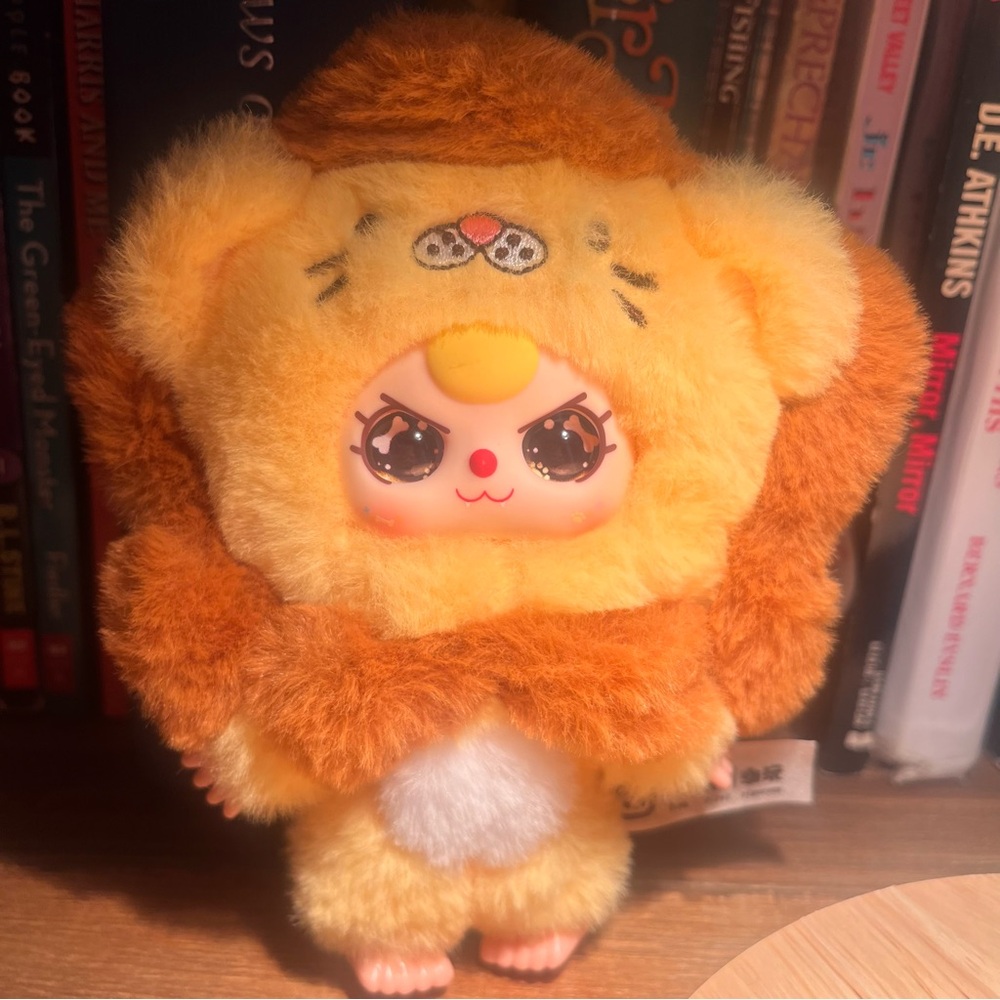!!!RARE SECRET!!! Baby Three "I'm Not A Warrior" series lion keychain!!
